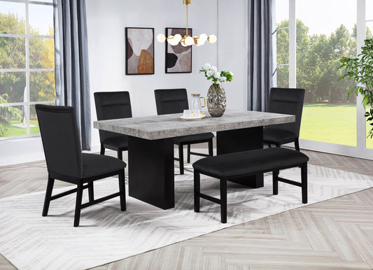 SEBASTIAN BENCH BLACK