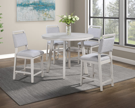 BLANCHE ROUND COUNTER HEIGHT TABLE BROWN