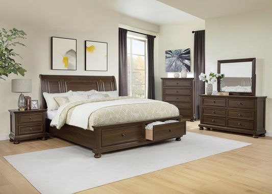 CLARIBELLE NIGHT STAND-BROWN