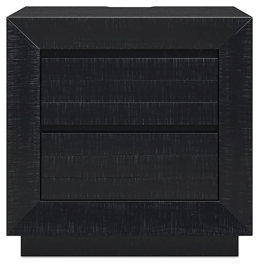 Londer Two Drawer Night Stand