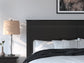 Maribel King Panel Bed with Mirrored Dresser, Chest and Nightstand