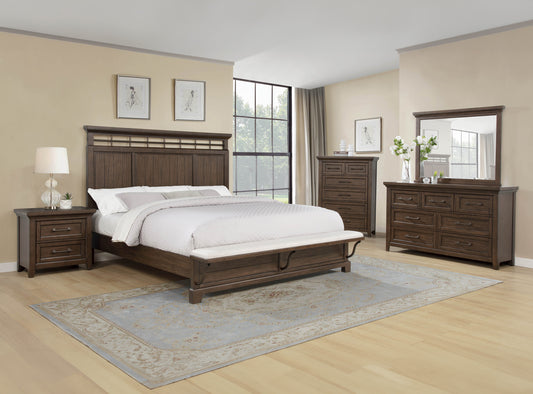 BECKETT NIGHT STAND-BROWN
