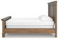 Feddinger California King Panel Bed with Mirrored Dresser