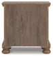 Feddinger King Panel Bed with Mirrored Dresser and Nightstand
