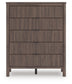 Pamytta Full Panel Bed, Dresser, Mirror, Chest and Nightstand