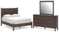 Pamytta Queen Panel Bed, Dresser and Mirror