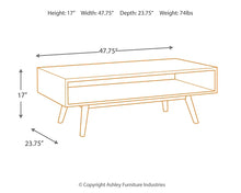 Load image into Gallery viewer, Kisper Rectangular Cocktail Table
