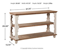 Load image into Gallery viewer, Alwyndale Console Sofa Table
