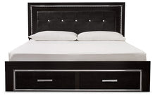 Load image into Gallery viewer, Kaydell  Upholstered Panel Bed With Storage
