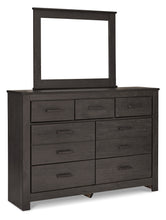 Load image into Gallery viewer, Brinxton Full Panel Bed with Mirrored Dresser, Chest and 2 Nightstands
