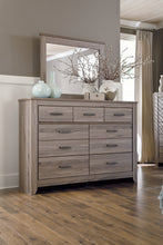 Load image into Gallery viewer, Zelen Full Panel Bed with Mirrored Dresser
