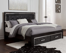 Load image into Gallery viewer, Kaydell King Panel Bed with Storage with Dresser
