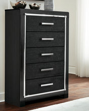 Load image into Gallery viewer, Kaydell King Panel Bed with Storage with Mirrored Dresser, Chest and 2 Nightstands
