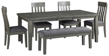 Load image into Gallery viewer, Hallanden Dining Table and 4 Chairs and Bench
