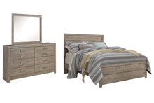 Load image into Gallery viewer, Culverbach Queen Panel Bed with Mirrored Dresser
