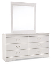 Load image into Gallery viewer, Anarasia Full Sleigh Headboard with Mirrored Dresser and Chest
