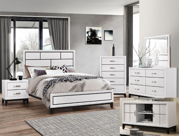 AKERSON CHALK BEDROOM GROUP