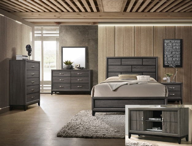 AKERSON GREY BEDROOM GROUP
