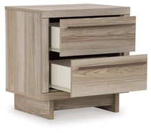 Load image into Gallery viewer, Hasbrick Two Drawer Night Stand
