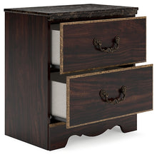 Load image into Gallery viewer, Glosmount Two Drawer Night Stand

