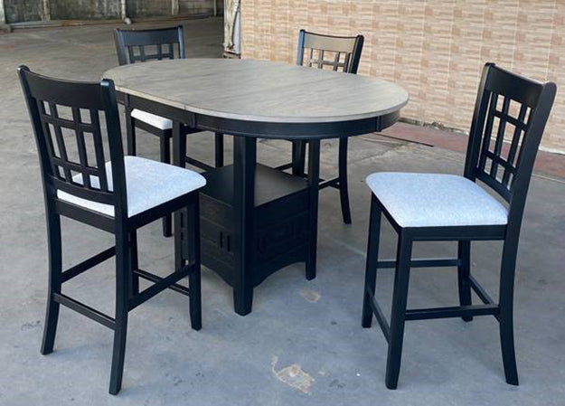 HARTWELL CTR HT DINING LIGHT GREY