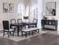 KINGSBURY DINING +BENCH +SIDEBOARD